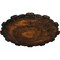 Ekena Millwork Durham Ceiling Medallion (Fits Canopies up to 4 1/4"), Hand-Painted Rust, 31"OD x 1 1/2"P CM31DURUS - alternate 2